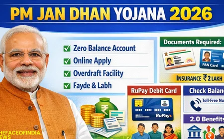 PM Jan Dhan Yojana Zero Balance Account Online Apply 2026: जन धन खाता कैसे खोलें और इसके फायदे