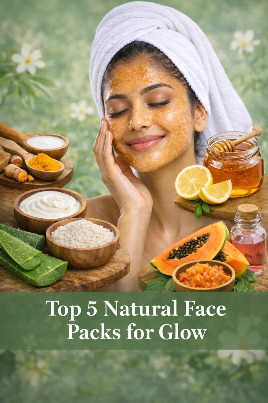 Top 5 Natural Face Packs for Glow