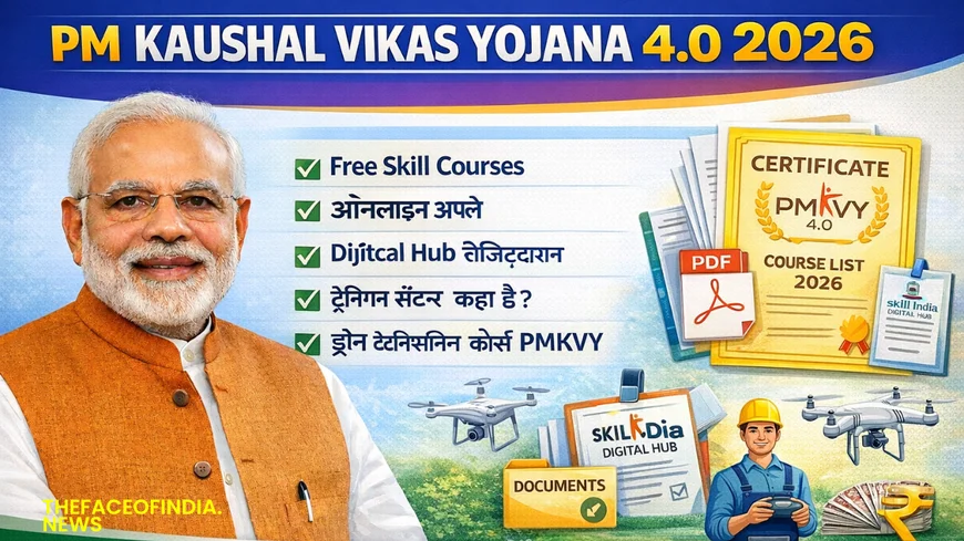 PM Kaushal Vikas Yojana 4.0 Registration 2026: Course List Kaise Check Kare? Online Apply & Documents List