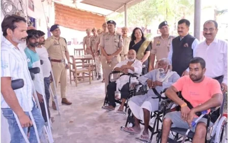 जिला कारागार का हुआ त्रिमासिक निरीक्षण पहली बार देखने को मिला दिव्यांग बंदियो के प्रति सहानुभूति