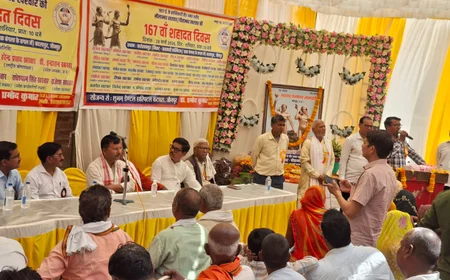 1857 के क्रांति में शहीद हुए वीर सपूतों का 167 वा शहादत दिवस धूमधाम से मनाया गया