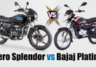 Splendor Plus vs Platina 110: कीमत, माइलेज और फीचर्स की पूरी तुलना 2026