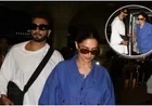 Ranveer Singh और Deepika Padukone Airport Spotting: केयरिंग जेस्चर और Chic Fashion ने जीता दिल