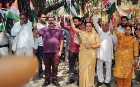 नारी शक्ति वंदन जागरूकता अभियान को लेकर निकाली बाइक रैली