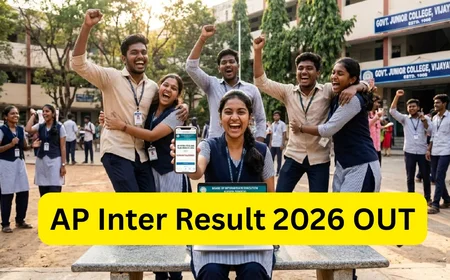 AP Inter Result 2026 OUT Live: 12 साल में सबसे मजबूत प्रदर्शन, 77% और 81% पास प्रतिशत ने बनाया रिकॉर्ड