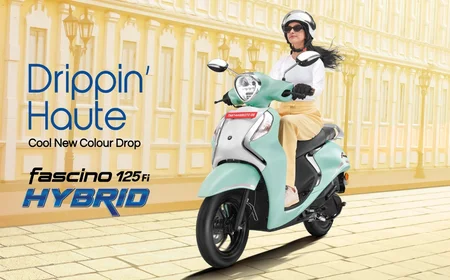 New Yamaha Fascino 125 Fi Hybrid 2026: स्टाइलिश डिजाइन और Hybrid टेक्नोलॉजी के साथ नया स्कूटर