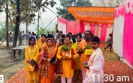 देवरिया के हर्ष चंद्र इंटर कॉलेज में हनुमान प्रतिमा की प्राण प्रतिष्ठा, कंप्यूटर कक्ष का उद्घाटन