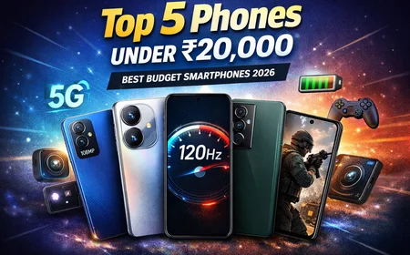Top 5 Phone Under 20000: 2026 में बेस्ट स्मार्टफोन की पूरी गाइड