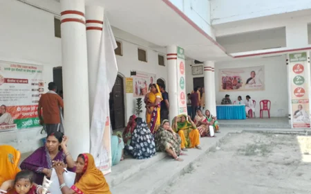 भागलपुर के बीएमजी इंटर कॉलेज में लगा नि:शुल्क स्वास्थ्य शिविर, सैकड़ों लोगो