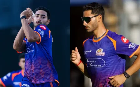 IPL 2026 News: Mumbai Indians ने Krish Bhagat को टीम में शामिल किया, गेंदबाजी संकट के बीच बड़ा फैसला