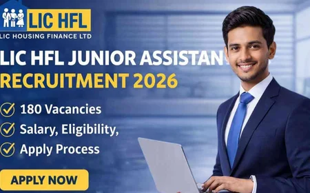 LIC HFL Recruitment 2026: 180 पदों पर Junior Assistant भर्ती, Graduate Candidates के लिए शानदार मौका
