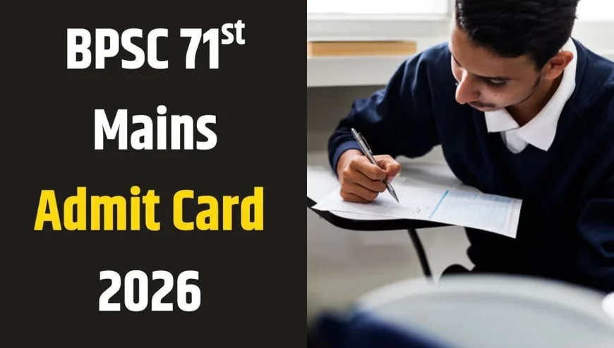 BPSC 71st Mains Exam 2026