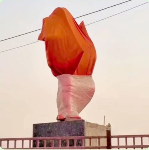 अक्षय तृतीया पर जौनपुर में भगवान परशुराम की 20 फीट प्रतिमा का भव्य अनावरण