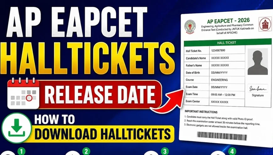 AP EAPCET Hall Ticket 2026 Out