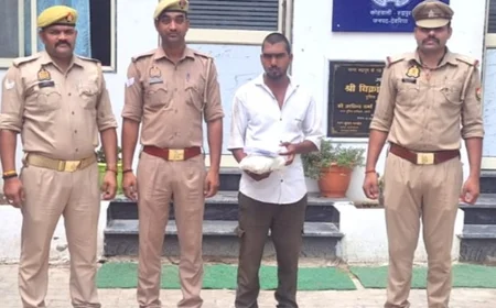रुद्रपुर में गांजे के साथ युवक गिरफ्तार, बाइक व मोबाइल बरामद