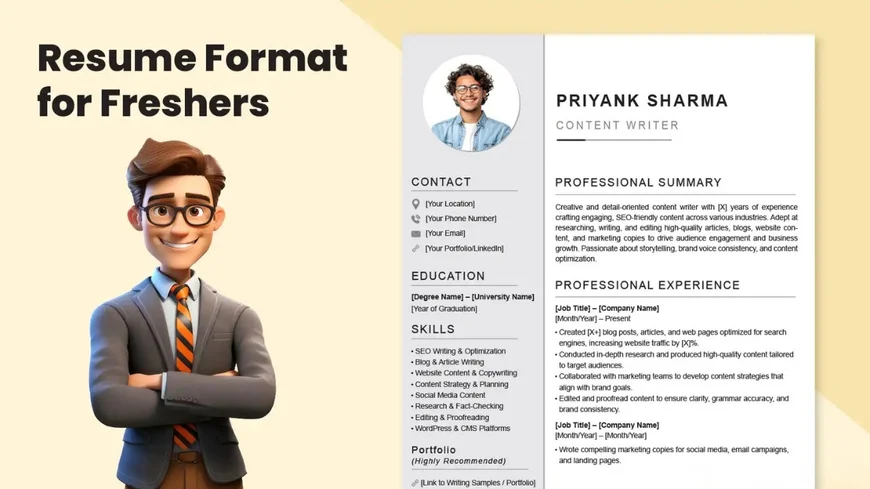 Resume Writing Tips for Freshers in 2026:
